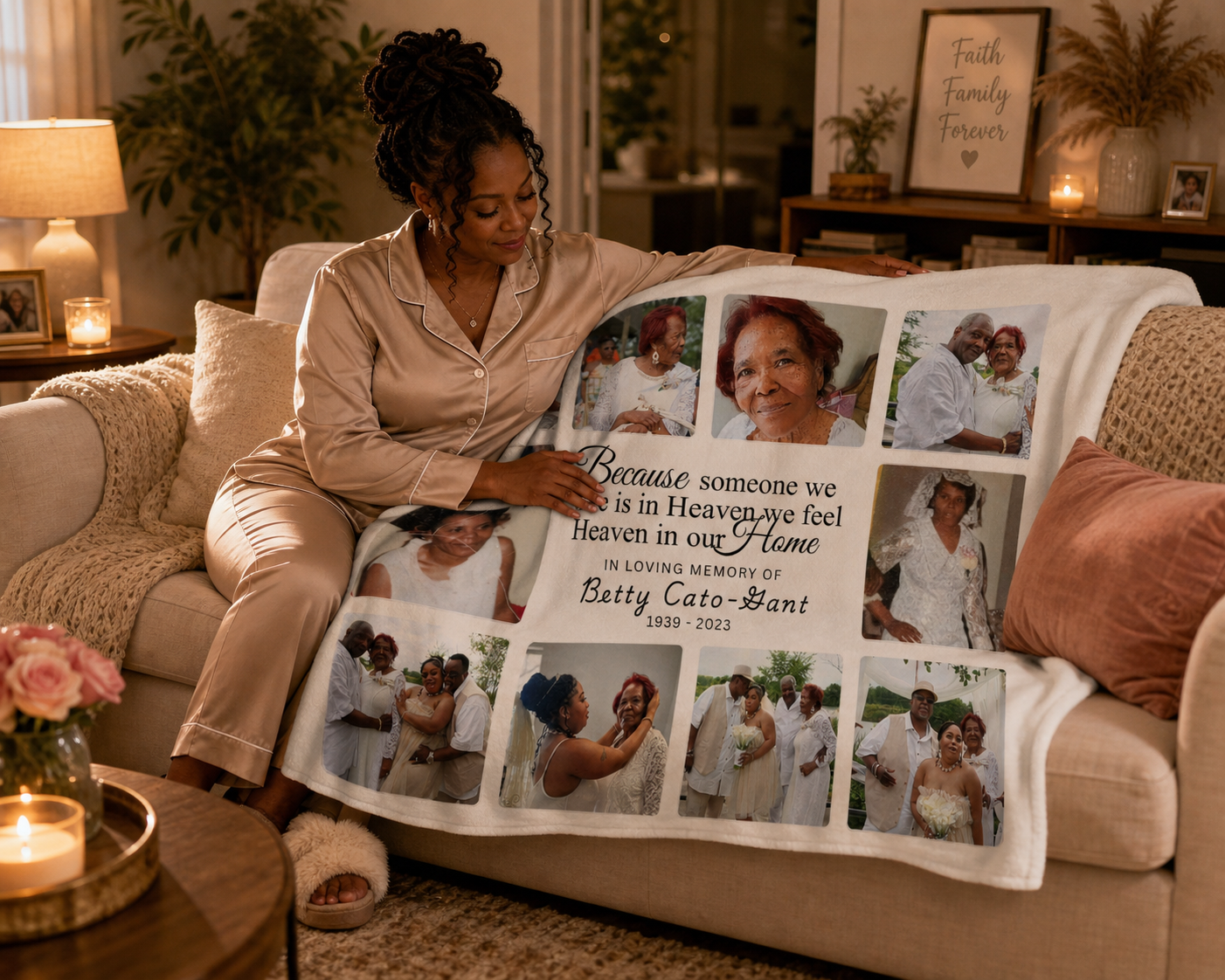 Keepsake Summer Fleece Blanket (personalized)